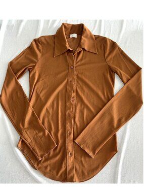 Wilfred Rusty Orange Shirt Sz 2XS